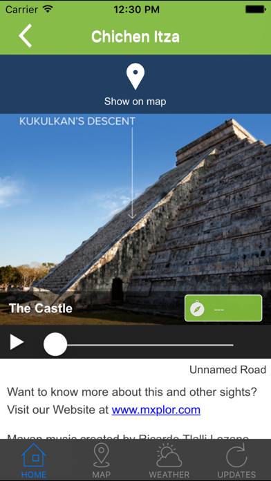 Mxplor Chichen Itza Audio Tour Capture d'écran de l'application #3