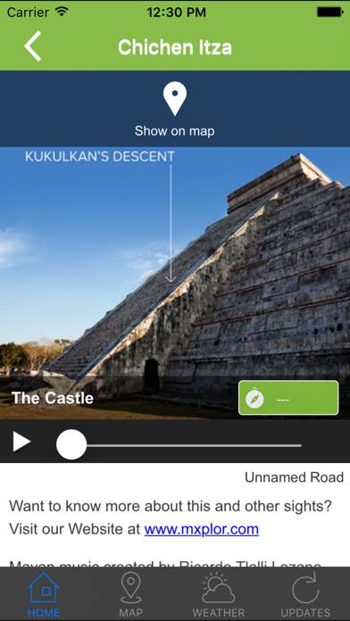 Mxplor Chichen Itza Audio Tour Capture d'écran de l'application