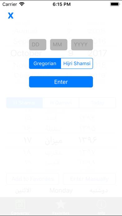 Afghan Calendar Converter Скриншот приложения #5