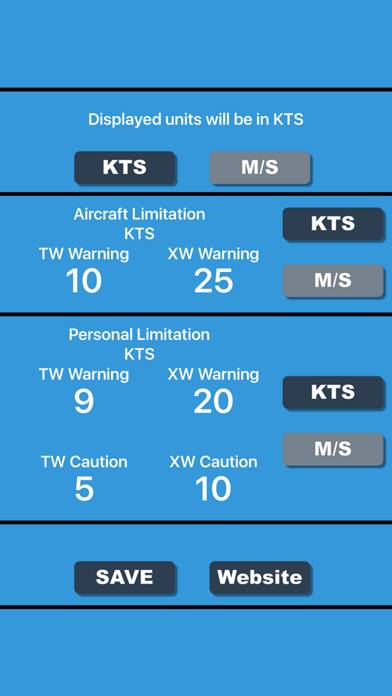 Runway Wind Calculator capture d'écran