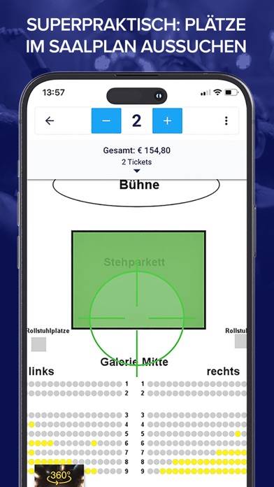 Oeticket.com App-Screenshot