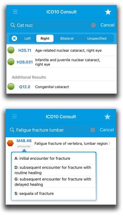 ICD10 Consult Pro App screenshot #1