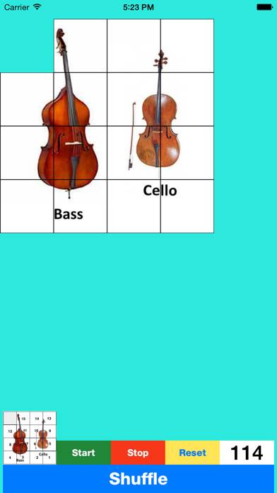 Music Slide Puzzle 2 game screenshot