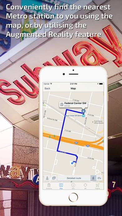 Washington DC Metro Guide and Route Planner Schermata dell'app #4