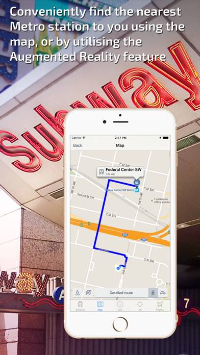 Washington DC Metro Guide and Route Planner App screenshot #4