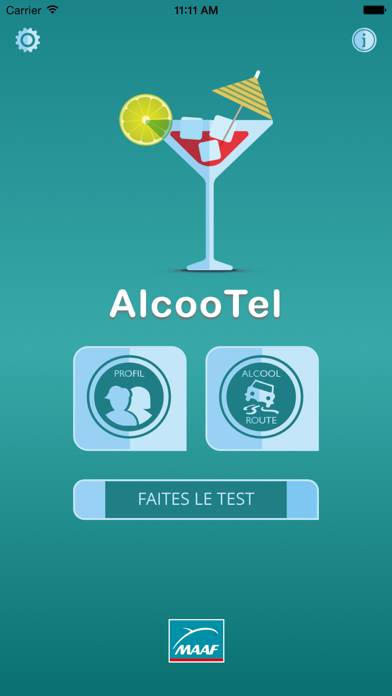 AlcooTel MAAF Capture d'écran de l'application #1