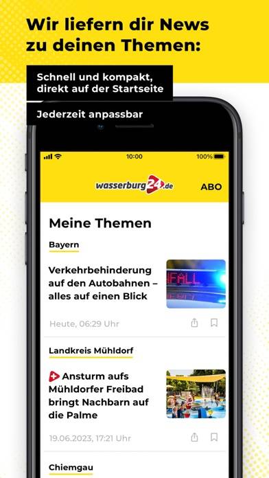 Wasserburg24.de App-Screenshot