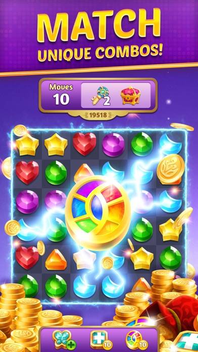 Genies & Gems: Puzzle & Quests App screenshot #1