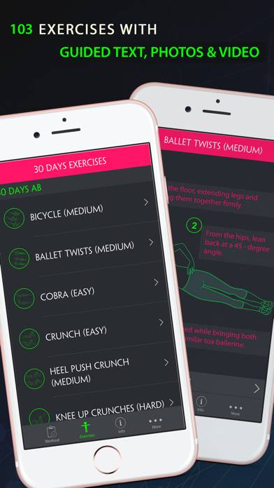 30 Day Fitness Challenges ~ Daily Workout Pro App screenshot #3