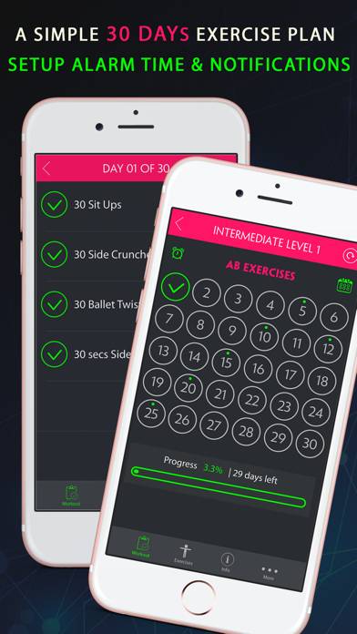 30 Day Fitness Challenges ~ Daily Workout Pro App screenshot #4