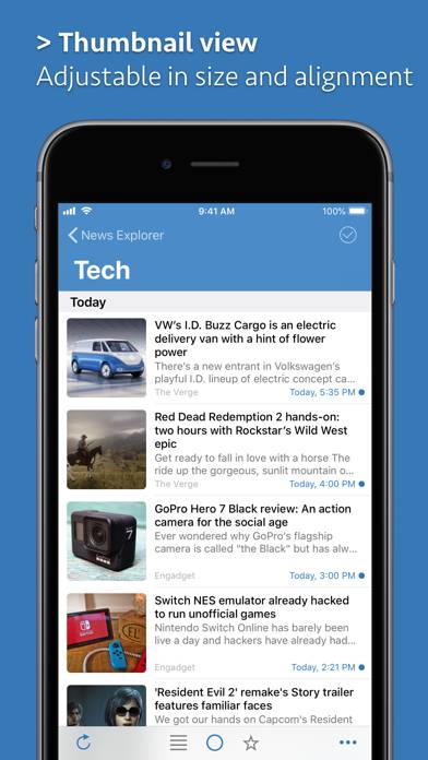 News Explorer Uygulama ekran görüntüsü #3