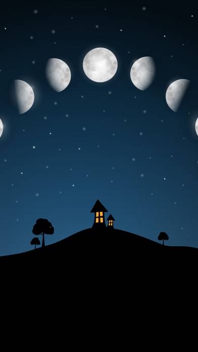 Moon phases calendar and sky Schermata dell'app #1