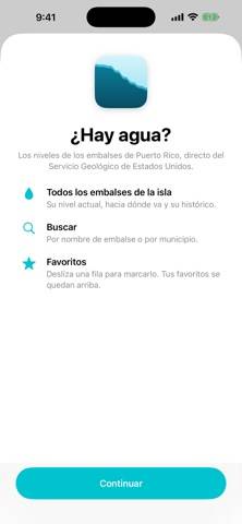 ¿Hay Agua?