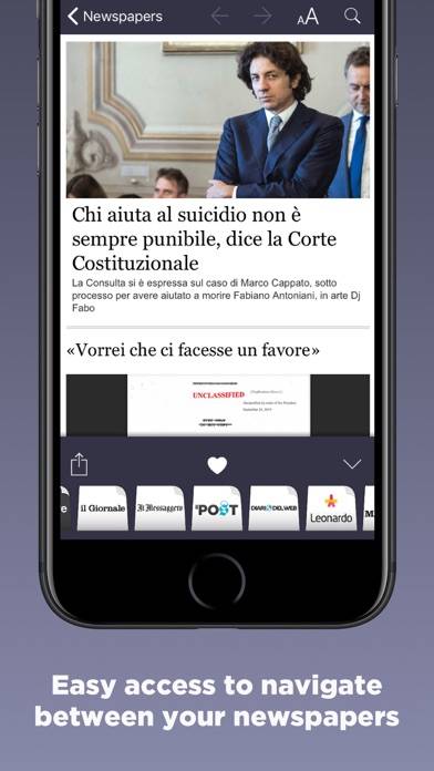 Italian Newspapers Schermata dell'app #3