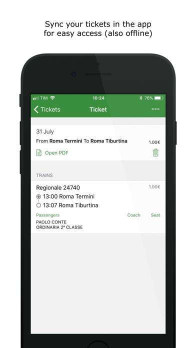 Train Timetables in Italy App screenshot #5