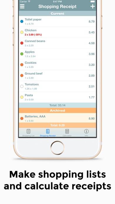 Mindful Shopper 3-in-1 App screenshot
