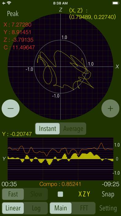 Vibroscope Captura de pantalla de la aplicación #1