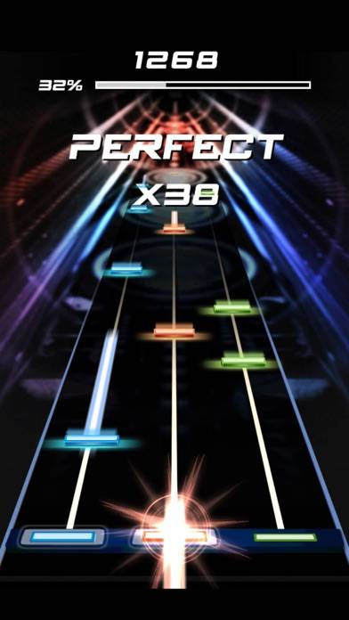 Rock Heroes: A new rhythm game schermata del gioco