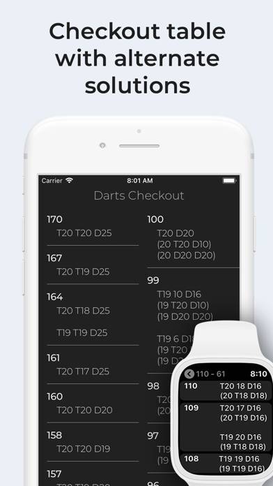 Darts Checkout on watch App-Screenshot #6