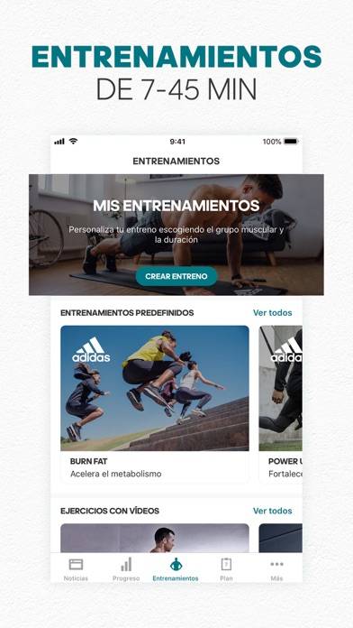 Adidas Training by Runtastic Captura de pantalla de la aplicación #6