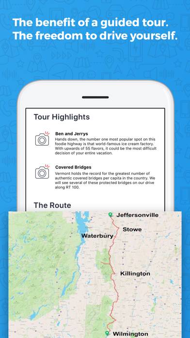 Vermont RT100 GyPSy Guide App screenshot