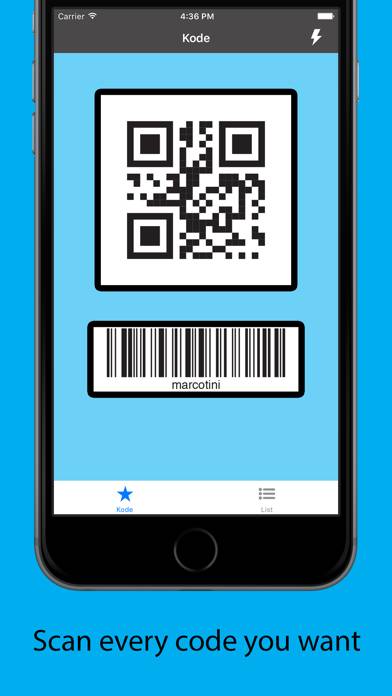 Kode QR Schermata dell'app #1