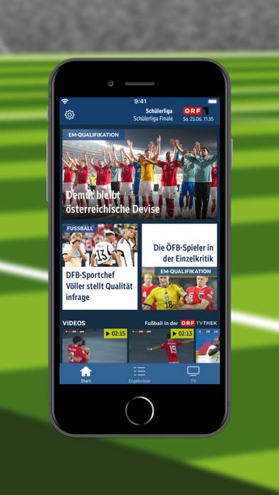 ORF Fußball App screenshot #2