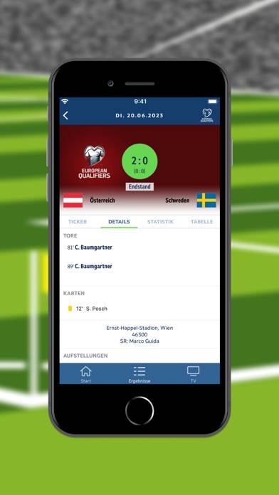 ORF Fußball App screenshot #4