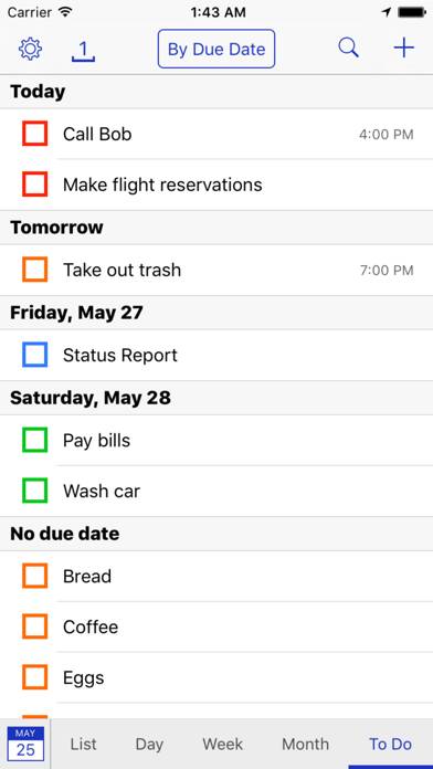 BusyCal: Calendar & Tasks App skärmdump #4