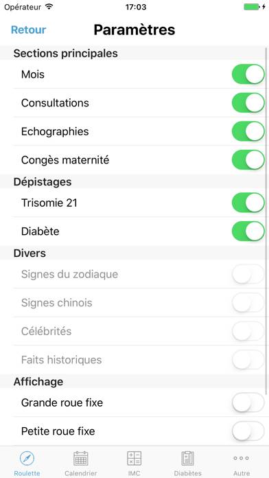 EzPregnancy Capture d'écran de l'application