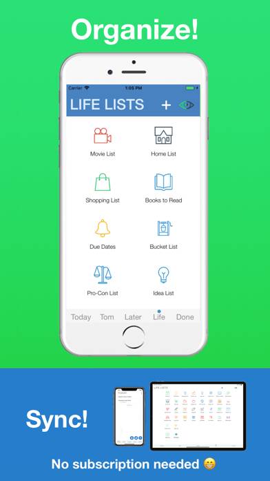 Do.List: To Do List Organizer Schermata dell'app #3