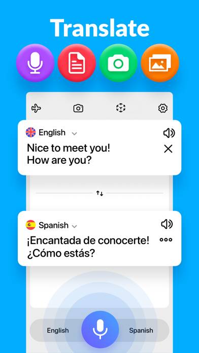 Voice Translator: AI Translate Schermata dell'app #1