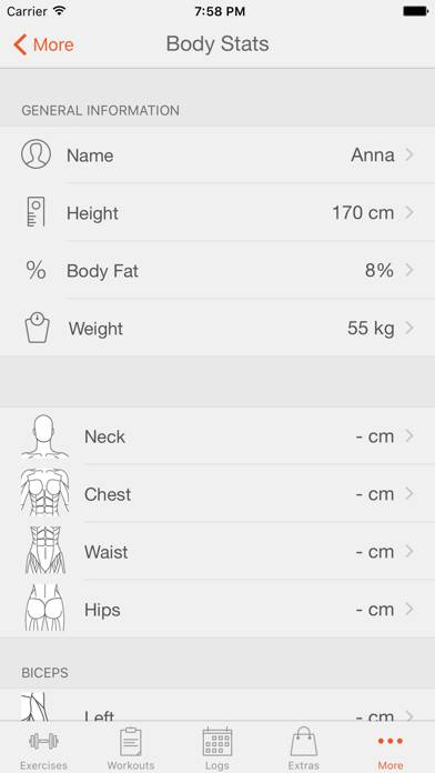 Fitness Point Pro Female Captura de pantalla de la aplicación #5