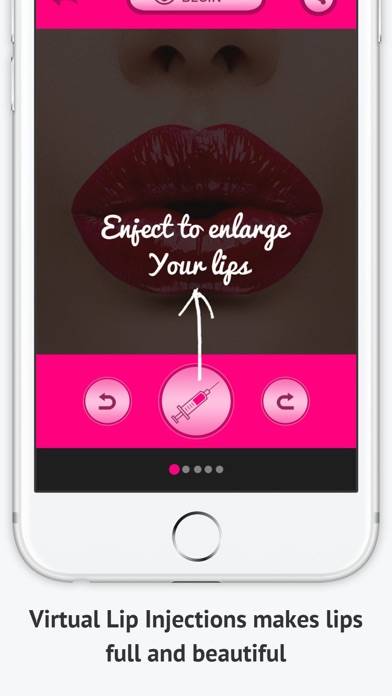 Pout Me Lip Editor-Plump Lips to Make Them Big.ger Schermata dell'app #1