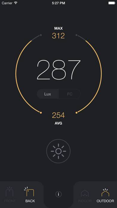 Light Meter Captura de pantalla de la aplicación #3