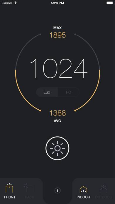 Light Meter Captura de pantalla de la aplicación #4