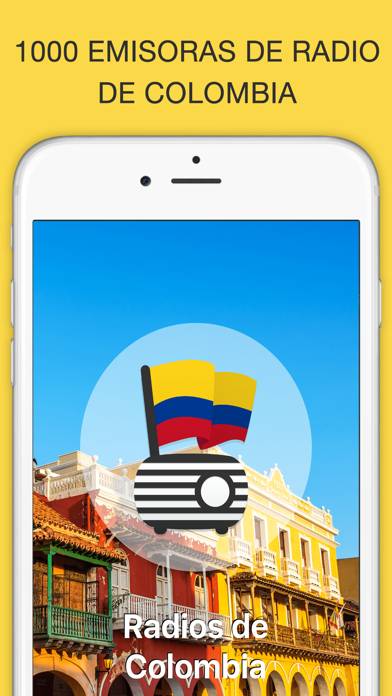 Radios Colombia Captura de pantalla de la aplicación #1