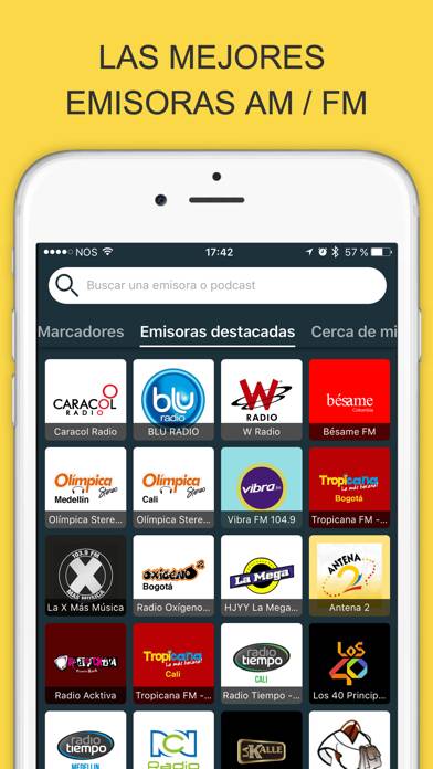 Radios Colombia Captura de pantalla de la aplicación #2