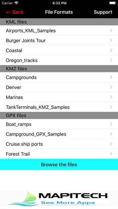 Kml Kmz Gpx Viewer & Converter App screenshot #2