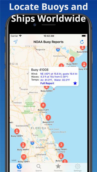NOAA Buoy Reports App screenshot #1