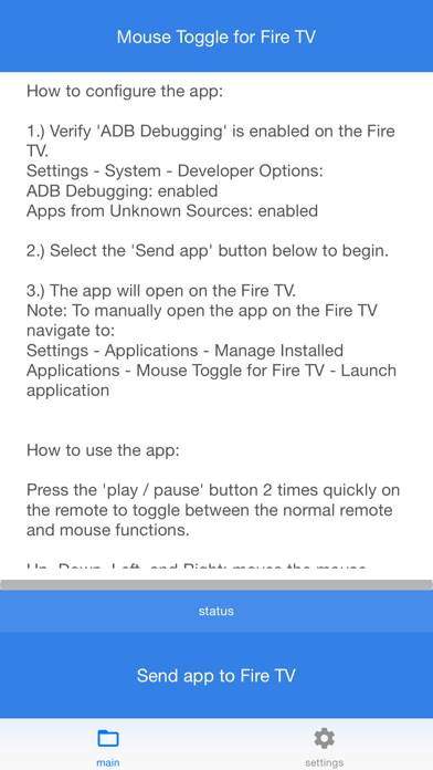Mouse Toggle for Fire TV Captura de pantalla de la aplicación #1