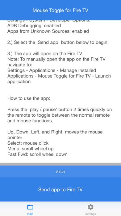 Mouse Toggle for Fire TV Captura de pantalla de la aplicación #2