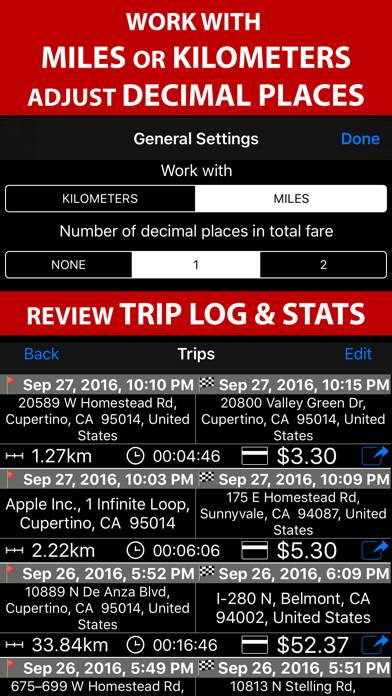 Taxameter. GPS Taxi Meter. App-Screenshot