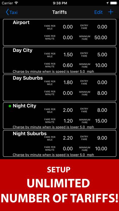 Taximeter. GPS taxi cab meter. App screenshot #4