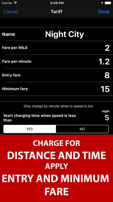 Taximeter. GPS taxi cab meter. App screenshot #5