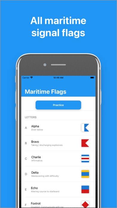 Flags! - Maritime signal flags capture d'écran