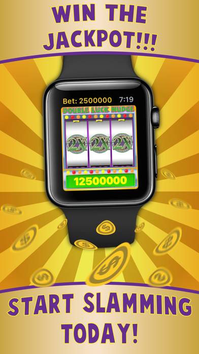 Double Luck Nudge Slots for Apple Watch Скриншот приложения #2