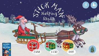 Stick Man: Helping Santa App screenshot #5