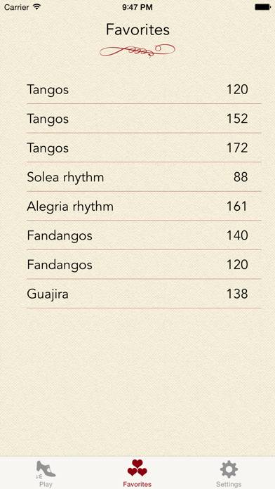 Flamenco Compas Captura de pantalla de la aplicación #2