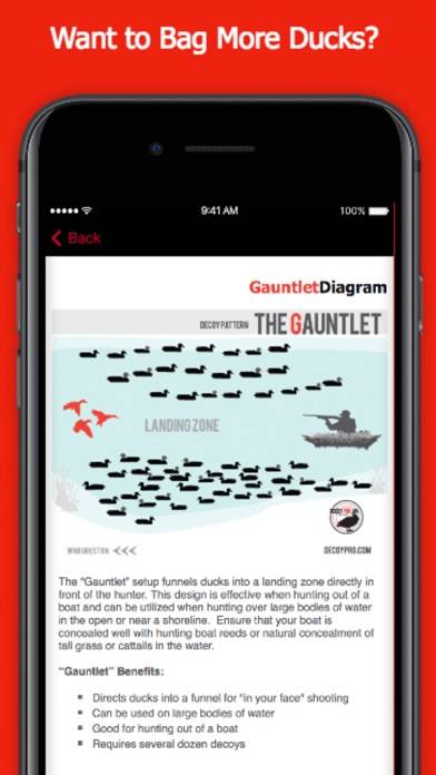 Duck Hunting Spreads & Diagrams - Duck Hunting App screenshot